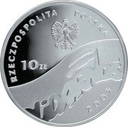 Poland 10 Zlotych The 25th Anniversary of Forming the Solidarity Trade Union 2005 MW Proof RZECZPOSPOLITA POLSKA MW 10 ZŁ SOLIDARNOŚĆ 2005 coin obverse Poland 10 Zlotych The 25th Anniversary of Forming the Solidarity Trade Union 2005 MW Proof RZECZPOSPOLITA POLSKA MW 10 ZŁ SOLIDARNOŚĆ 2005 coin obverse
