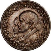 Poland 10 Zlotych Villagers heads. Trial Strike. 1925   coin reverse Poland 10 Zlotych Villagers heads. Trial Strike. 1925   coin reverse