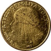 Poland 10 Zlotych (Woman’s Head. Pattern) 10 ZŁOTYCH 10 coin reverse Poland 10 Zlotych (Woman’s Head. Pattern) 10 ZŁOTYCH 10 coin reverse