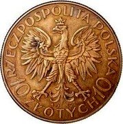 Poland 10 Zlotych (Woman's Head. Proba) RZECZPOSPOLITA POLSKA 10 ZŁOTYCH 10 19 32 coin obverse Poland 10 Zlotych (Woman's Head. Proba) RZECZPOSPOLITA POLSKA 10 ZŁOTYCH 10 19 32 coin obverse