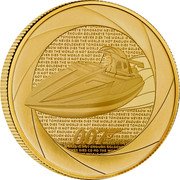 UK 100 Pounds (Bond Films. The World Is Not Enough) 007 CD MD THE WORLD IS NOT ENOUGH... coin reverse UK 100 Pounds (Bond Films. The World Is Not Enough) 007 CD MD THE WORLD IS NOT ENOUGH... coin reverse