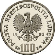 Poland 100 Zlotych Environment Protection. Bears. Trial Strike 1983 MW Proof KM# Pr489 POLSKA RZECZPOSPOLITA LUDOWA 19 83 MW ZŁ 100 ZŁ coin obverse Poland 100 Zlotych Environment Protection. Bears. Trial Strike 1983 MW Proof KM# Pr489 POLSKA RZECZPOSPOLITA LUDOWA 19 83 MW ZŁ 100 ZŁ coin obverse