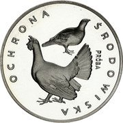 Poland 100 Zlotych Environment Protection. Cappercaillie. Trial Strike 1980 MW Proof KM# Pr399 OCHRONA ŚRODOWISKA PRÓBA coin reverse Poland 100 Zlotych Environment Protection. Cappercaillie. Trial Strike 1980 MW Proof KM# Pr399 OCHRONA ŚRODOWISKA PRÓBA coin reverse
