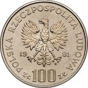 Poland 100 Zlotych Environment Protection. Horse. Trial Strike 1981 MW KM# Pr445 POLSKA RZECZPOSPOLITA LUDOWA 19 81 MW ZŁ 100 ZŁ coin obverse Poland 100 Zlotych Environment Protection. Horse. Trial Strike 1981 MW KM# Pr445 POLSKA RZECZPOSPOLITA LUDOWA 19 81 MW ZŁ 100 ZŁ coin obverse