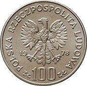 Poland 100 Zlotych Janusz Korczak. Trial Strike 1978 MW Proof KM# Pr335 POLSKA RZECZPOSPOLITA LUDOWA 19 78 MW ZŁ 100 ZŁ coin obverse Poland 100 Zlotych Janusz Korczak. Trial Strike 1978 MW Proof KM# Pr335 POLSKA RZECZPOSPOLITA LUDOWA 19 78 MW ZŁ 100 ZŁ coin obverse