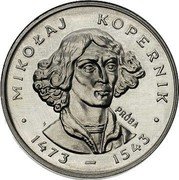 Poland 100 Zlotych Mikolaj Kopernik bust. Trial Strike 1973 MW Próba MIKOŁAJ KOPERNIK PRÓBA SW 1473 - 1543 coin reverse Poland 100 Zlotych Mikolaj Kopernik bust. Trial Strike 1973 MW Próba MIKOŁAJ KOPERNIK PRÓBA SW 1473 - 1543 coin reverse