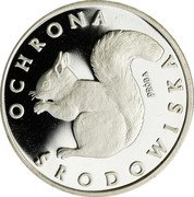 Poland 1000 Zlotych (Environmental Protection. Squirrel. Trial Strike) KM# Pr526 OCHRONA ŚRODOWISKA PRÓBA coin reverse Poland 1000 Zlotych (Environmental Protection. Squirrel. Trial Strike) KM# Pr526 OCHRONA ŚRODOWISKA PRÓBA coin reverse