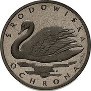 Poland 1000 Zlotych Environmental Protection. Swan. Trial Strike 1984 KM# Pr508 ŚRODOWISKA OCHRONA PRÓBA coin reverse Poland 1000 Zlotych Environmental Protection. Swan. Trial Strike 1984 KM# Pr508 ŚRODOWISKA OCHRONA PRÓBA coin reverse