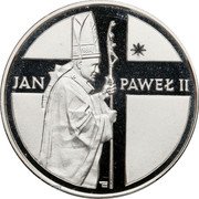 Poland 10000 Zlotych (John Paul II) JAN PAWEŁ II E coin reverse Poland 10000 Zlotych (John Paul II) JAN PAWEŁ II E coin reverse