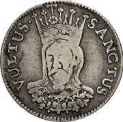 Italy 12 Soldi (Grosso or barbone) VULTUS SANCTUS coin reverse Italy 12 Soldi (Grosso or barbone) VULTUS SANCTUS coin reverse