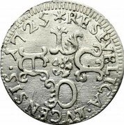 Italy 12 Soldi (Grosso or barbone. Luca) RESPVBLICA LVCENSIS 1725 coin obverse Italy 12 Soldi (Grosso or barbone. Luca) RESPVBLICA LVCENSIS 1725 coin obverse