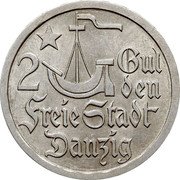Poland 2 Gulden (Danzig Coin) KM# 146 2 GUL DEN FREIE STADT DANZIG coin obverse Poland 2 Gulden (Danzig Coin) KM# 146 2 GUL DEN FREIE STADT DANZIG coin obverse