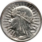 Poland 2 Zlote Queen Jadwiga. Trial Strike 1932 KM# Pn327 PRÓBA coin reverse Poland 2 Zlote Queen Jadwiga. Trial Strike 1932 KM# Pn327 PRÓBA coin reverse