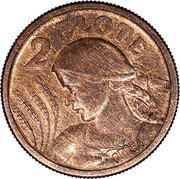 Poland 2 Zlote Woman and Ears. Trial Strike 1927  2 ZŁOTE PRÓBA coin reverse Poland 2 Zlote Woman and Ears. Trial Strike 1927  2 ZŁOTE PRÓBA coin reverse
