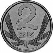 Poland 2 Złote (Proba) 2 ZŁ PRÓBA coin reverse