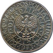 Poland 20 Zlotych (Tree. Trial Strike) KM# Pr214 POLSKA RZECZPOSPOLITA LUDOWA 1973 DWASZIESCIA ZŁOTYCH MW coin obverse Poland 20 Zlotych (Tree. Trial Strike) KM# Pr214 POLSKA RZECZPOSPOLITA LUDOWA 1973 DWASZIESCIA ZŁOTYCH MW coin obverse
