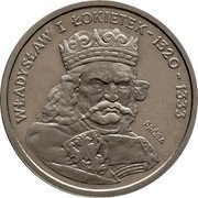 Poland 200 Zlotych Wladyslaw Lokietek. Trial Strike 1986 KM# Pr534 WŁADYSŁAW I ŁOKIETEK 1320 1333 PRÓBA coin reverse Poland 200 Zlotych Wladyslaw Lokietek. Trial Strike 1986 KM# Pr534 WŁADYSŁAW I ŁOKIETEK 1320 1333 PRÓBA coin reverse