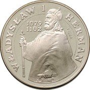 Poland 200 Zlotych Ladislaus I Herman. Trial Strike 1981 MW Proof KM# Pr456 WŁADYSŁAW I HERMAN 1079 1102 PRÓBA coin reverse