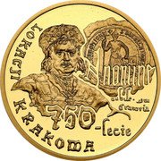 Poland 200 Zlotych Municipality of Krakow 2007 MW Proof 750 - LECIE LOKACJI KRAKOWA coin reverse Poland 200 Zlotych Municipality of Krakow 2007 MW Proof 750 - LECIE LOKACJI KRAKOWA coin reverse