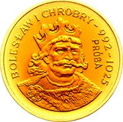 Poland 2000 Zlotych Boleslaw I Chrobry. Trial Strike 1980 MW KM# Pr423 BOLESŁAW I CHROBRY - 992 - 1025 PRÓBA coin reverse Poland 2000 Zlotych Boleslaw I Chrobry. Trial Strike 1980 MW KM# Pr423 BOLESŁAW I CHROBRY - 992 - 1025 PRÓBA coin reverse