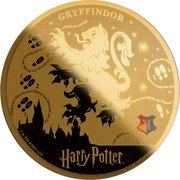 Samoa 25 Tala (Harry Potter. Gryffindor House) GRYFFINDOR © & TM WBEI (S24) coin reverse Samoa 25 Tala (Harry Potter. Gryffindor House) GRYFFINDOR © & TM WBEI (S24) coin reverse
