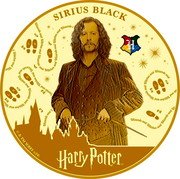 Samoa 25 Tala (Harry Potter. Sirius Black) SIRIUS BLACK © & TM WBEI (S24). coin reverse Samoa 25 Tala (Harry Potter. Sirius Black) SIRIUS BLACK © & TM WBEI (S24). coin reverse