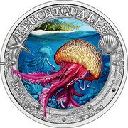 Austria 3 Euro Mauve Stinger 2024  LEUCHTQUALLE 2024 coin reverse Austria 3 Euro Mauve Stinger 2024  LEUCHTQUALLE 2024 coin reverse