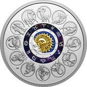 Canada 30 Dollars Signs of the Zodiac 2024 SH coin reverse Canada 30 Dollars Signs of the Zodiac 2024 SH coin reverse