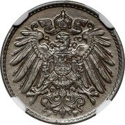 Poland 5 Fenigow (Trial Strike)  coin obverse Poland 5 Fenigow (Trial Strike)  coin obverse