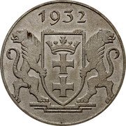 Poland 5 Gulden (Grain Elevator. Danzig) KM# 157 1932 coin reverse Poland 5 Gulden (Grain Elevator. Danzig) KM# 157 1932 coin reverse