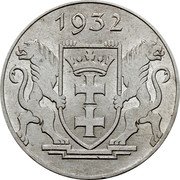 Poland 5 Gulden (Marienkirche. Danzig Coin) KM# 156 1932 coin reverse Poland 5 Gulden (Marienkirche. Danzig Coin) KM# 156 1932 coin reverse