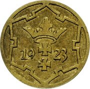 Poland 5 Pfennig (Trial Strike) 19 23 coin reverse