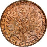 Poland 5 Zlotych Madonna. Pattern 1928  KM# Pn313 RZECZPOSPOLITA POLSKA 5 ZLOTYCH coin obverse Poland 5 Zlotych Madonna. Pattern 1928  KM# Pn313 RZECZPOSPOLITA POLSKA 5 ZLOTYCH coin obverse