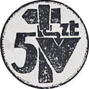 Poland 5 Zlotych (Tools. Trial Strike) KM# Pr46 5 ZŁ coin reverse Poland 5 Zlotych (Tools. Trial Strike) KM# Pr46 5 ZŁ coin reverse