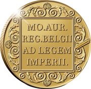 Netherlands Double Ducat Willem-Alexander of the Netherlands 2023 MO. AUR. REG. BELGII AD LEGEM IMPERII. coin reverse Netherlands Double Ducat Willem-Alexander of the Netherlands 2023 MO. AUR. REG. BELGII AD LEGEM IMPERII. coin reverse