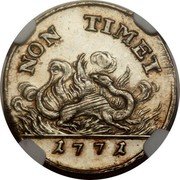 Poland 1/2 Gulden (2 Grosze, 1/2 Zloty) (Dragon) KM# Pn94 NON TIMET 1771 coin reverse Poland 1/2 Gulden (2 Grosze, 1/2 Zloty) (Dragon) KM# Pn94 NON TIMET 1771 coin reverse