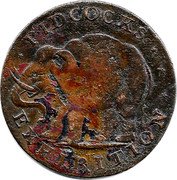 UK 1/2 Penny (Middlesex. Pidcock's. Elephant & Rhino) PIDCOCK'S EXHIBITION coin obverse UK 1/2 Penny (Middlesex. Pidcock's. Elephant & Rhino) PIDCOCK'S EXHIBITION coin obverse