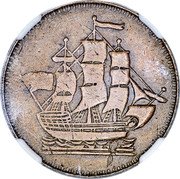 Canada 1/2 Penny (Ships, Colonies and Commerce. Imitation)  coin obverse Canada 1/2 Penny (Ships, Colonies and Commerce. Imitation)  coin obverse