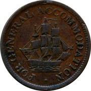 UK 1/2 Penny (Token Coin) FOR GENERAL ACCOMMODATION coin obverse UK 1/2 Penny (Token Coin) FOR GENERAL ACCOMMODATION coin obverse
