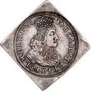 Poland 1/2 Thaler (Johann Casimir) KM# 52a IOH CASIM D G REX POL M D L R PRU coin obverse Poland 1/2 Thaler (Johann Casimir) KM# 52a IOH CASIM D G REX POL M D L R PRU coin obverse