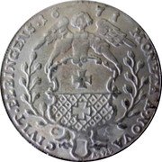 Poland 1/2 Thaler (Michael I Replica) MONETA NOVA CIVIT ELBINGENS 16 71 C S AG 925 coin reverse Poland 1/2 Thaler (Michael I Replica) MONETA NOVA CIVIT ELBINGENS 16 71 C S AG 925 coin reverse