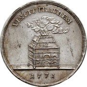 Poland 1/2 Thaler (Stanislaus Augustus. Pattern) KM# Pn104 VINCIT FRAUDEM 1771 coin reverse Poland 1/2 Thaler (Stanislaus Augustus. Pattern) KM# Pn104 VINCIT FRAUDEM 1771 coin reverse