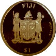 Fiji 1 Dollar (Ludwig Van Beethoven) FIJI REREVAKA NA KALOU KA DOKA NA TUI $ 1 0.5 G AU 585 coin obverse Fiji 1 Dollar (Ludwig Van Beethoven) FIJI REREVAKA NA KALOU KA DOKA NA TUI $ 1 0.5 G AU 585 coin obverse