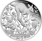 Australia 1 Dollar (Perth Mint 125th Anniversary) 2024 1OZ 9999 SILVER P125 1899 THE PERTH MINT 2024 JM coin reverse