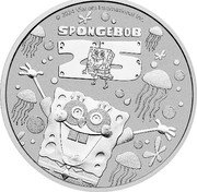 Tuvalu 1 Dollar SpongeBob SquarePants 25th Anniversary 2024 SPONGEBOB 25 © 2024 VIACOM INTERNATIONAL INC. coin reverse Tuvalu 1 Dollar SpongeBob SquarePants 25th Anniversary 2024 SPONGEBOB 25 © 2024 VIACOM INTERNATIONAL INC. coin reverse