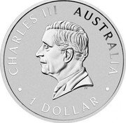 Australia 1 Dollar The Perth Mint's 125th Anniversary. Bullion 2024 P125 CHARLES III AUSTRALIA 1 DOLLAR DT coin obverse