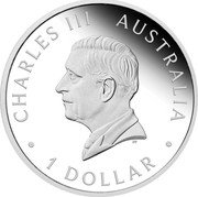 Australia 1 Dollar The Perth Mint's 125th Anniversary. Colored 2024 P125 in set CHARLES III AUSTRALIA 1 DOLLAR DT coin obverse Australia 1 Dollar The Perth Mint's 125th Anniversary. Colored 2024 P125 in set CHARLES III AUSTRALIA 1 DOLLAR DT coin obverse
