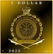 Niue 1 Dollar Vincent Van Gogh. Two Crabs 2023 mw Proof 1 DOLLAR PUBLIC SEAL OF NIUE ATUA NIUE TUKULAGI MW 2023 AG 999 1 OZ coin obverse Niue 1 Dollar Vincent Van Gogh. Two Crabs 2023 mw Proof 1 DOLLAR PUBLIC SEAL OF NIUE ATUA NIUE TUKULAGI MW 2023 AG 999 1 OZ coin obverse