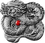 Fiji 1 Dollar (Whiskered Dragon)  coin reverse Fiji 1 Dollar (Whiskered Dragon)  coin reverse