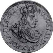 Poland 1 Ducat (August II. Thorn City. Pattern) KM# Pn3 AUGUST.II .DG.REX.POL.MDL.R.P.EL.S. coin obverse